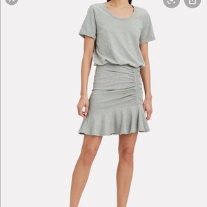 Veronica Bread Pima Ruched Mini Dress size XS